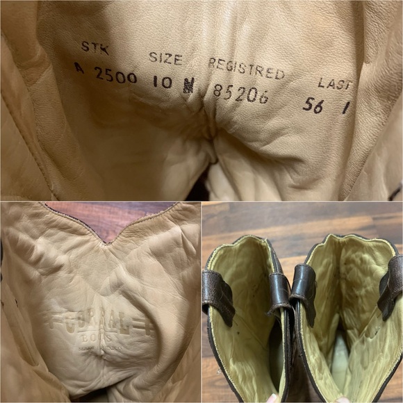 Corral Womens Size 10 M Brown/beige Leather Western Cowboy Boots Pointed Toe - Picture 7 of 8